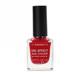 Korres Gel Effect Nail Colour No 51 Rosy Red 11ml