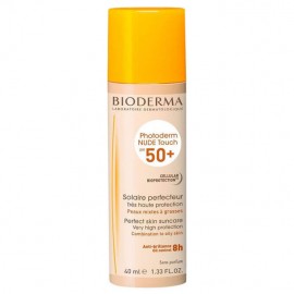Bioderma Photoderm Nude Touch spf50 - Αντηλιακή Προσώπου με Χρώμα, Φυσική Απόχρωση 40ml