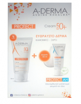 A-Derma Protect Cream SPF50+ 40ml + ΔΩΡΟ Protect AH Repairing Lotion 100ml