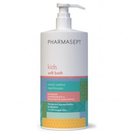Pharmasept Kids Soft Bath Υποαλλεργικό Παιδικό Αφρόλουτρο για Σώμα, Πρόσωπο & Ευαίσθητη Περιοχή 1lt