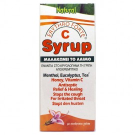 Erythro Forte C Syrup Classic Σιρόπι για το Βήχα & το Πονόλαιμο με Μέλι & Βιταμίνη C 150ml