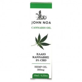 John Noa Cannabis Oil 3% CBD Έλαιο Κάνναβης 10ml
