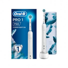 Oral-B Pro 1 750 Design Edition White & Travel Case 1τμχ