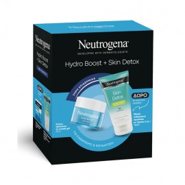 Neutrogena Set Hydro Boost Gel Cream Κρέμα Προσώπου σε Μορφή Gel για Ξηρές Επιδερμίδες 50ml & ΔΩΡΟ Skin Detox Mask Mάσκα Καθαρισμού Προσώπου με Άργιλο 2 σε 1 150ml