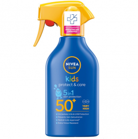 Nivea Sun Kids Protect & Care Sun Spray SPF50+ Παιδικό Αντιηλιακό Σπρέι 5 σε 1, 270ml