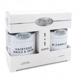 Power Health Set Platinum Range Hairtone Συμπλήρωμα Διατροφής για Μαλλιά, Δέρμα & Νύχια 30tabs & Δώρο Platinum Range Vitamin B-Complex20tabs
