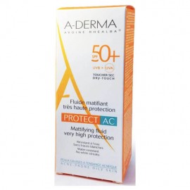 A-Derma Protect AC Fluid Αντηλιακή Κρέμα Προσώπου spf50 40ml