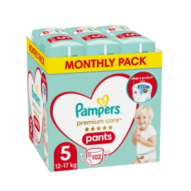 Pampers Premium Care Pants No 5 Monthly Pack Πάνες Βρακάκι 12-17kg 102τμχ