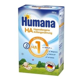 Humana HA 1 Υποαλλεργικό Γάλα 1ης Βρεφικής Ηλικίας 0-6m 500gr