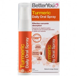 BetterYou Turmeric Daily Oral Spray 1300mg 25ml
