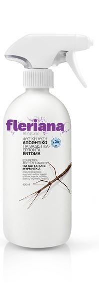 Fleriana Φυσικό Απωθητικό για βαδιστικά - έρποντα έντομα 400ml