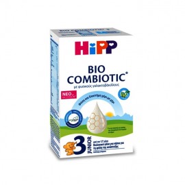 Hipp Bio Combiotic No3 Βιολογικό Γάλα από τον 12ο μήνα Νέα Φόρμουλα με Metafolin και Φυσικούς Γαλακτοβάκιλλους 600gr