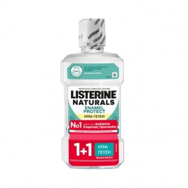 Listerine Naturals Enamel Protect Στοματικό Διάλυμα Ήπια Γεύση 2x500ml