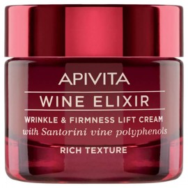 Apivita Wine Elixir Αντιρυτιδική Κρέμα Για Σύσφιξη & Lifting πλούσιας υφής 50ml