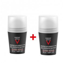 Vichy Deodorant Homme 48H 50ml 1+1