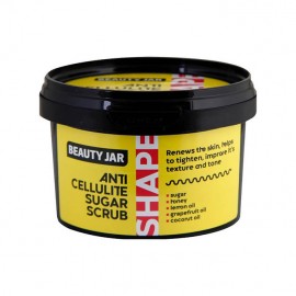 Beauty Jar Shape Anti-Cellulite Sugar Scrub Απολεπιστικό με Ζάχαρη Kατά της Κυτταρίτιδας 250gr
