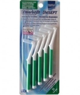 Intermed Chlorhexil Unisept Interdental Brushes SS 0.8mm 5τμχ
