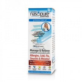 Nasopure Nasal Wash Kit  - Συσκευή Ρινικής Πλύσης & 4 Φακελάκια Ρυθμιστικού Άλατος 3.7gr
