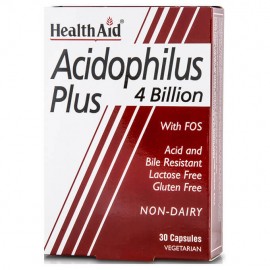 Health Aid Acidophilus Plus 4 bilion Διατήρηση της Ισορροπίας της Εντερικής Χλωρίδας 30caps