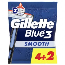 Gillette Blue 3 Smooth Ξυραφάκια μιας χρήσης 4+2