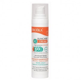 Froika AC Suncare Cream spf50 Αντηλιακή Κρέμα Προσώπου για Λιπαρό Δέρμα με Τάση Ακμής 40ml