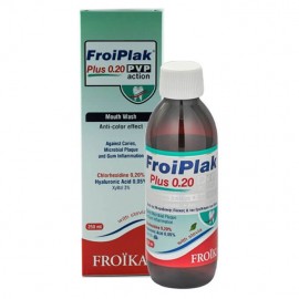 Froika Froiplak Plus 0.20 PVP Action Στοματικό Διάλυμα με Στέβια 250ml
