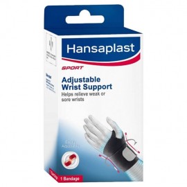 Hansaplast Adjustable Wrist Support Ρυθμιζόμενο Περικάρπιο Εφαρμόζει σε Αριστερό & Δεξιό Καρπό One Size 1τμχ
