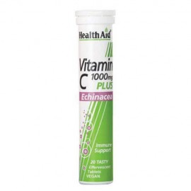 Health Aid Vitamin C 1000mg Echinacea 20 αναβράζουσες ταμπλέτες