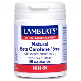 Lamberts Beta Carotene Natural 15mg Β Καροτίνη 90tabs