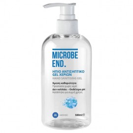 Medisei Microbe End Ήπιο Αντισηπτικό Gel Χεριών 70% 500ml