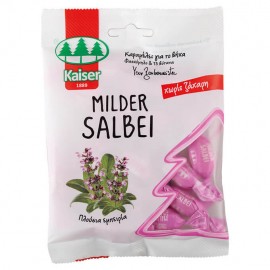Kaiser Milder Salbei Mild Sage & 13 Herbs Καραμέλες Για Το Βήχα Φασκόμηλο & 13 Βότανα 60gr