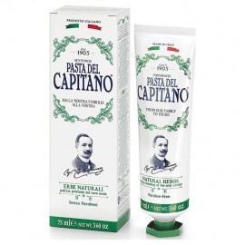 Pasta del Capitano Natural Herbs Φυτική Οδοντόκρεμα για Βαθύ Καθαρισμό 75ml
