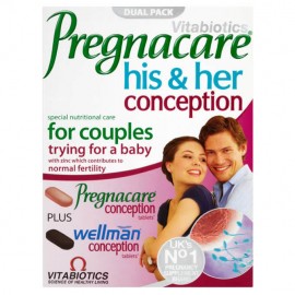 Vitabiotics Pregnacare His & Her Conception, για Ζευγάρια που Προσπαθούν για Μωρό, 60 Tabs