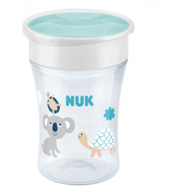 NUK Magic Cup Ποτηράκι Με Καινοτόμο Χείλος 8+ μηνών Γκρι 230ml
