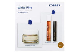 Korres Promo Pack White Pine Κρέμα Ημέρας για Ώριμες Επιδερμίδες 40ml, Volcanic Minerals Μάσκαρα 4ml & Cashmere Kumquat Άρωμα EDT 10ml