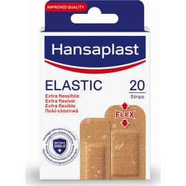 Hansaplast Elastic Strips Αυτοκόλλητα Επιθέματα Πολύ Ελαστικά 2 Μεγέθη 20τμχ