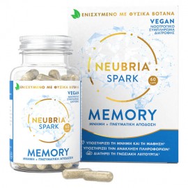 Neubria Spark Memory Supplement Συμπλήρωμα Διατροφής για Μνήμη & Πνευματική Απόδοση 60caps
