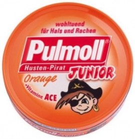 Pulmoll Junior Πορτοκάλι + Βιταμίνη A,C,E 45g