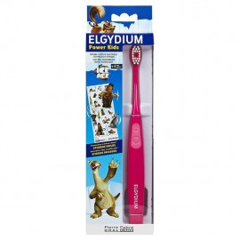 Elgydium Ηλεκτρική Οδοντόβουρτσα Power Kids σε Χρώμα Ροζ Ice Age για 4+ χρονών 1τμχ