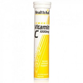 Health Aid Vitamin C 1000mg Λεμόνι 20 αναβράζουσες ταμπλέτες