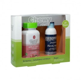 Chewy Vites Promo Συμπλήρωμα Διατροφής Apple Cider Βιταμίνες Ενηλίκων με Μηλόξυδο Βιταμίνες C & B6, 60 gummies & Δωρο Αντισηπτικό Χεριών σε Spray 150ml