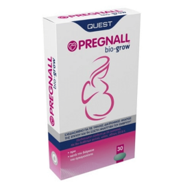 Quest Pregnal Bio-Grow Συμπλήρωμα Διατροφής Πολυβιταμινών Πριν και Κατά Την Διάρκεια της Εγκυμοσύνης 30caps