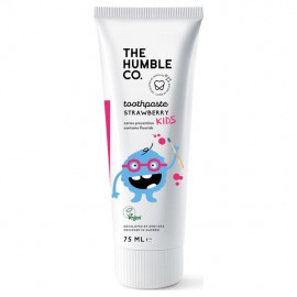The Humble Co Toothpaste Strawberry Παιδική Οδοντόκρεμα με Γεύση Φράουλα 1000ppm 75ml