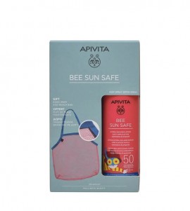 Apivita Spray Bee Sun Safe Hydra Kids Lotion Παιδικό Αντηλιακό Σπρέι SPF50 200ml & ΔΩΡΟ & Παιδική Τσάντα Θαλάσσης