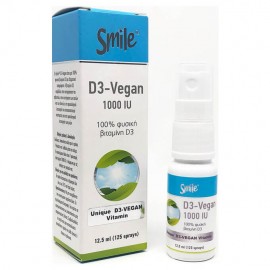 AM Health Smile D3 Vegan Oral Spray 1000iu Στοματικό Σπρέι 12.5ml