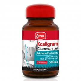 Lanes Kcaligram Glucomannan 500mg 60 φυτικές κάψουλες