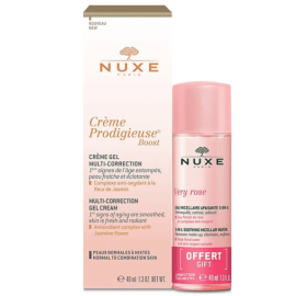 Nuxe Πακέτο Προσφοράς Prodigieuse Boost Face & Neck Day Gel Cream 40ml & Δώρο Very Rose 3 in 1 Soothing Micellar Water 40ml