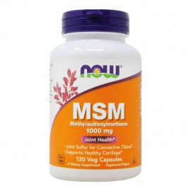 Now Foods MSM 1000mg Methylsulfonylmethane Φυτικό Συμπλήρωμα Διατροφής για τις Αρθρώσεις 120caps
