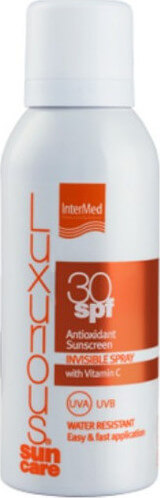 Intermed Luxurious Sun Care Αντιοξειδωτικό  Invisible Spray spf30 Με Βιταμίνη C 100ml