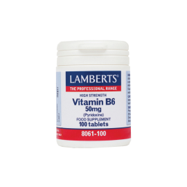 Lamberts Vitamin B6 50mg 100 ταμπλέτες